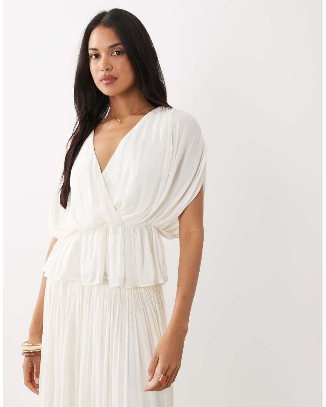 Gina Tricot Natural Co-ord Loose Sleeveless Top