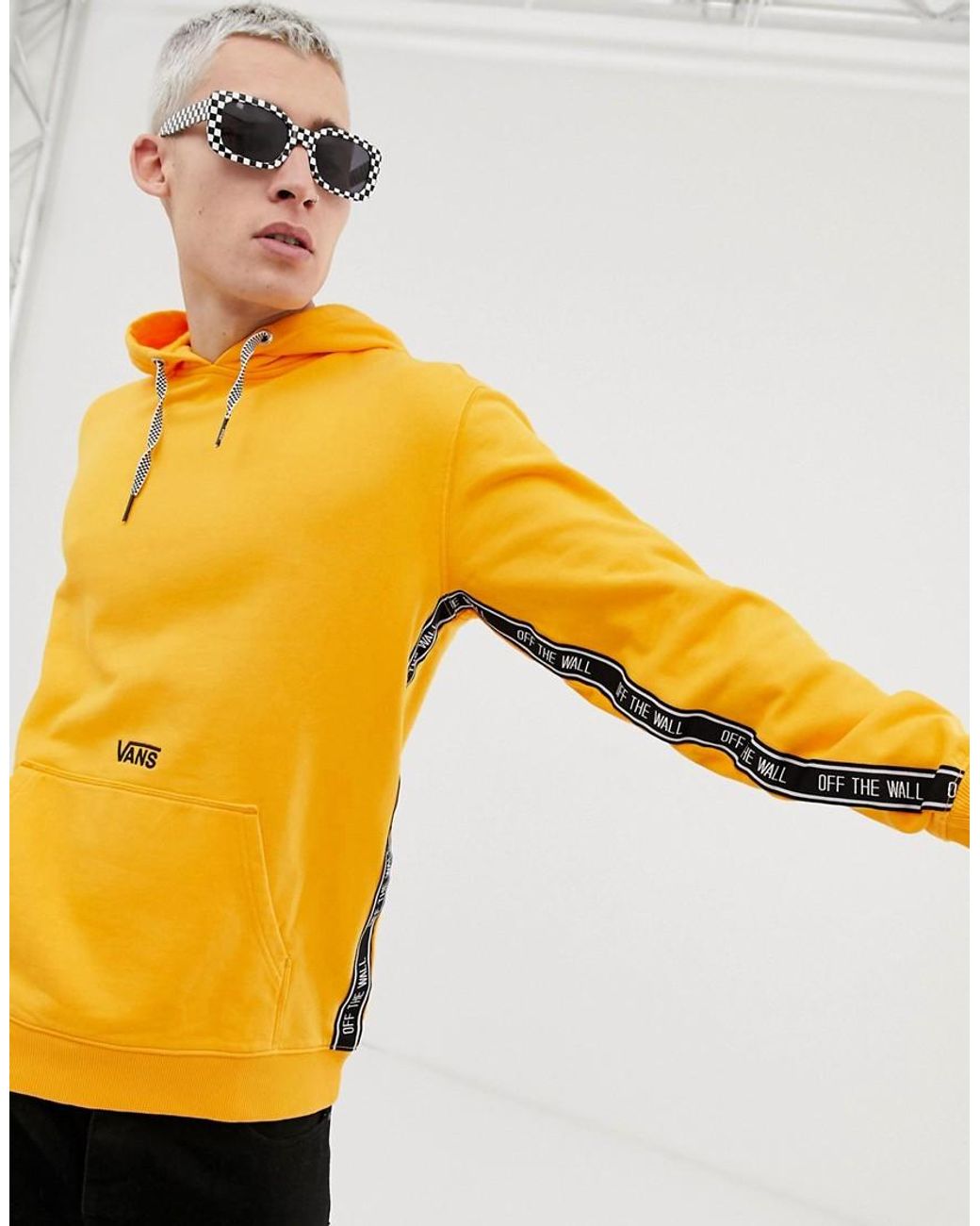 sueter vans hombre amarillo