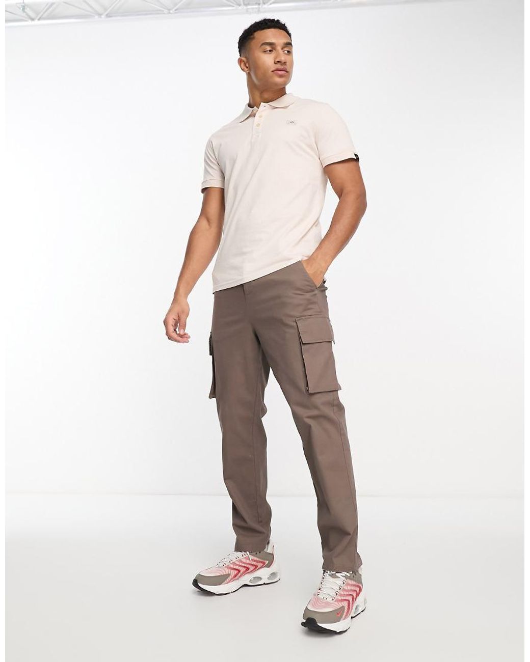 Alpha Industries White X-Fit Polo for men
