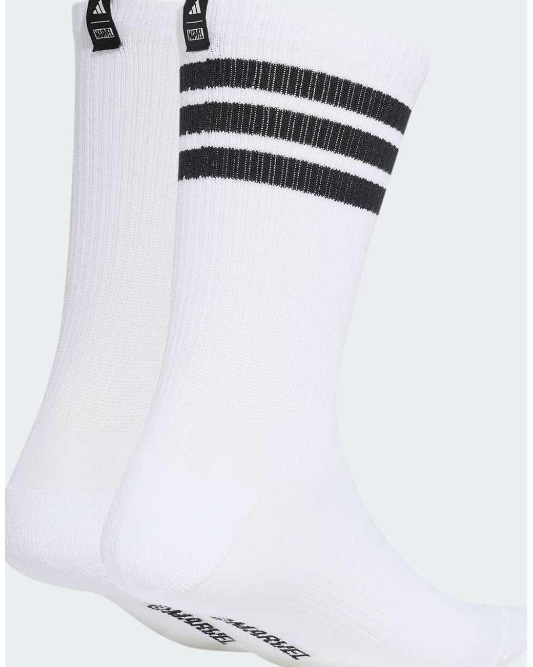 Adidas Originals White Adidas Marvel Spiderman Socks