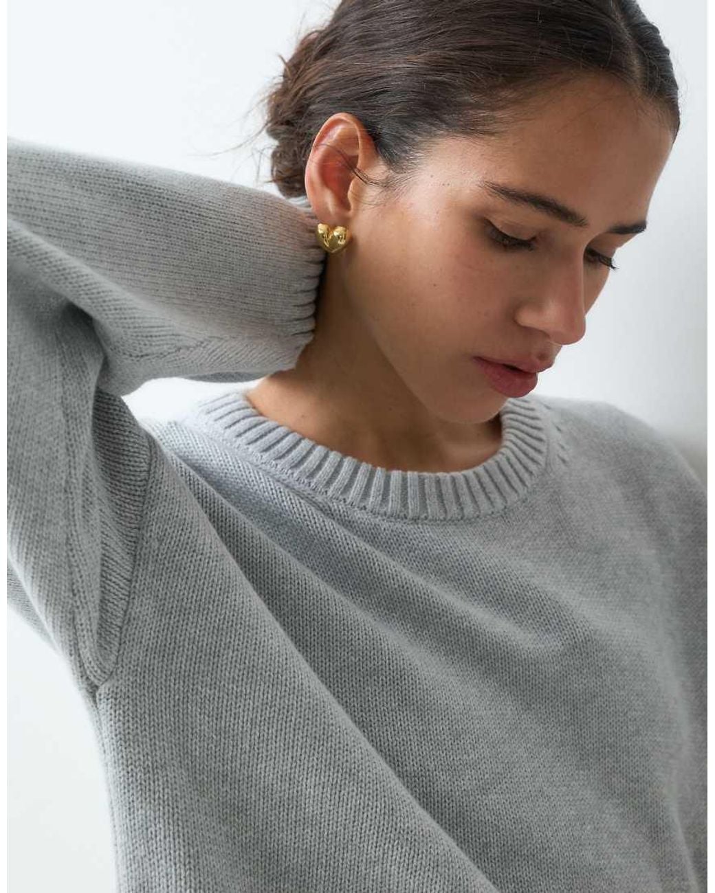 Gap Gray Oversized Knitted Jumper