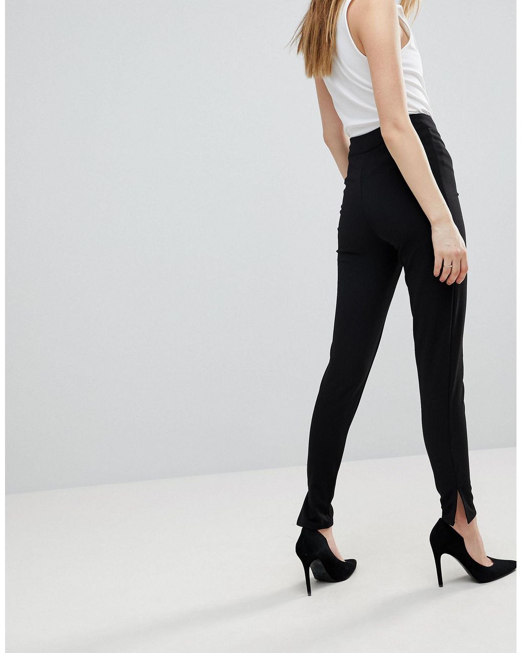 missguided cigarette trousers