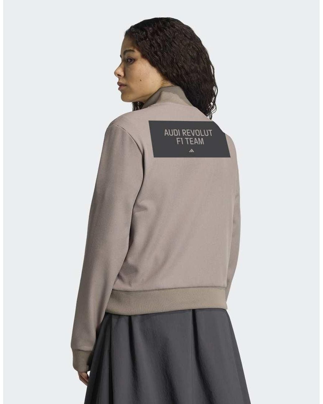 Adidas Originals Gray Audi Formula One Team Elevated Track Top