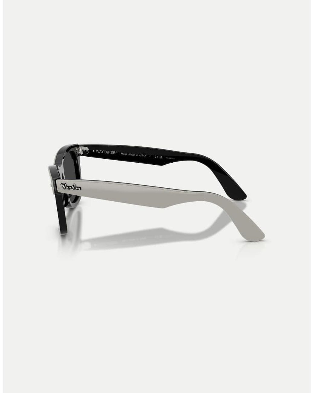 Ray-Ban Black Wayfarer Street Neat Square Polarised Sunglasses With Lens