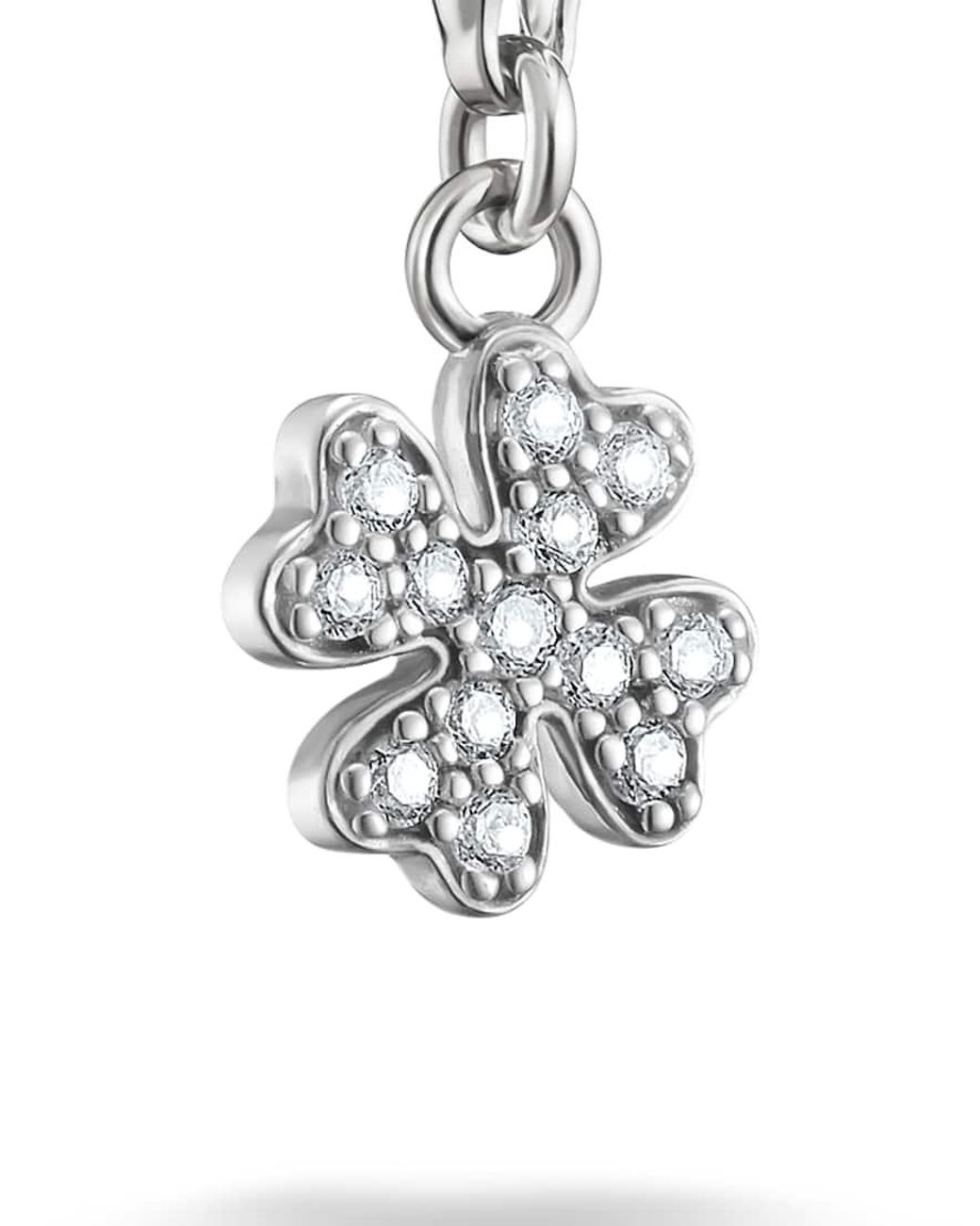 Thomas Sabo White Charm Pendant Cloverleaf