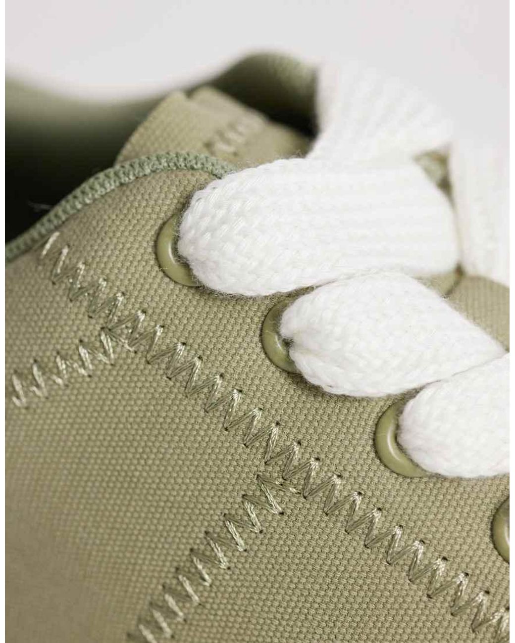 ASOS Green Lace-up Canvas Sneakers for men