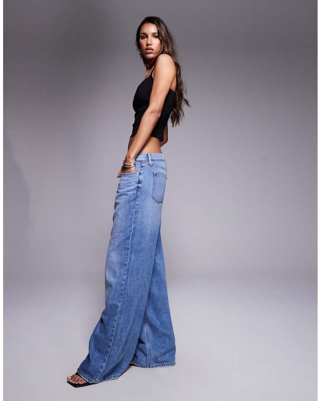 GOOD AMERICAN Blue Weightless Good Standard Ease Jeans