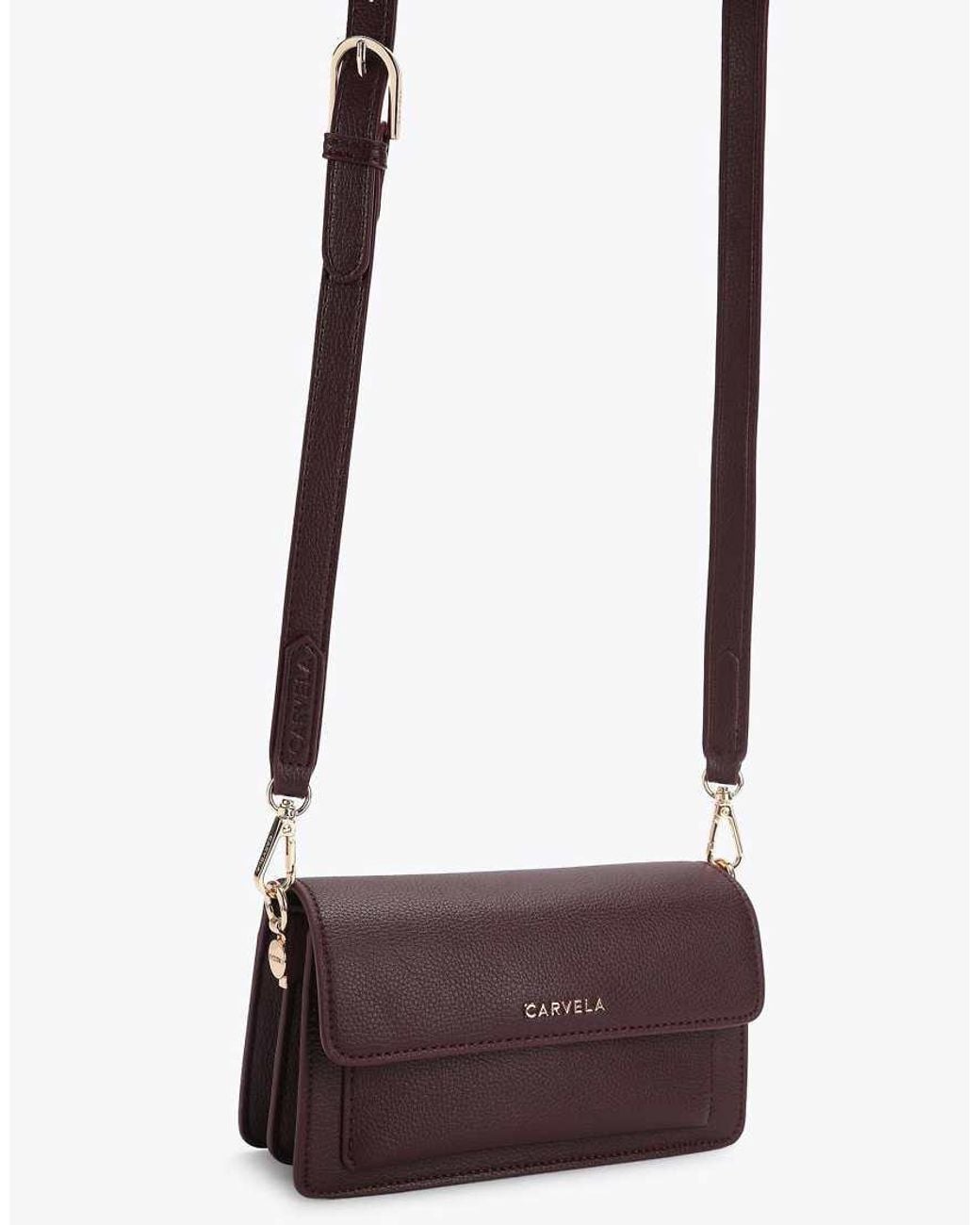Carvela Kurt Geiger Purple Fernanda Mini Shoulder Bag