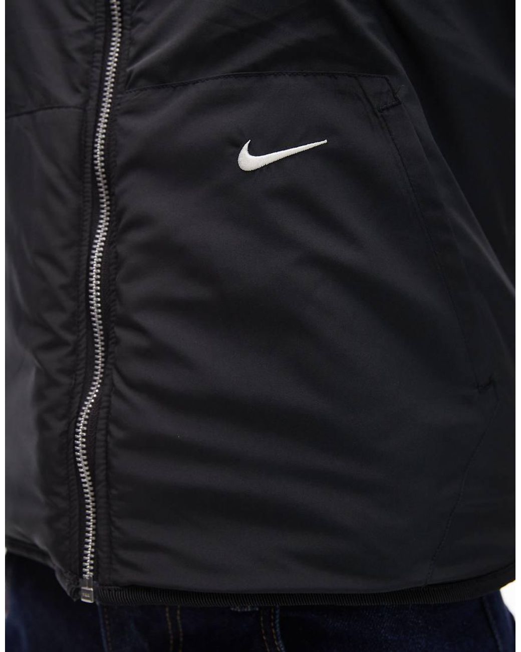 Nike Black Street Reversible Sherpa Gilet