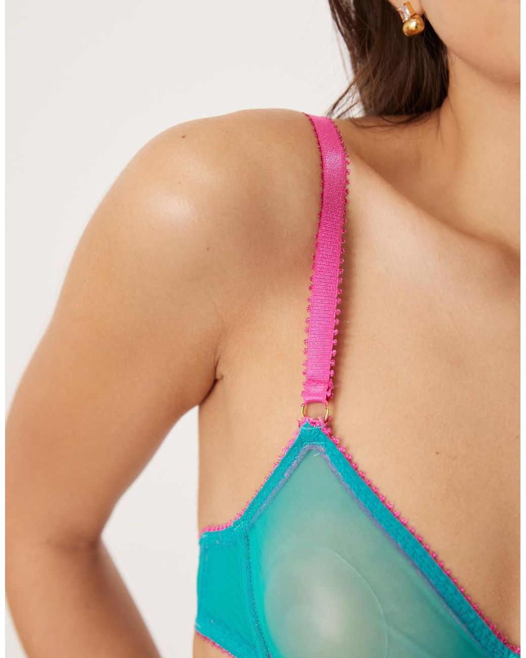 Dora Larsen Green Jean Underwired Bra