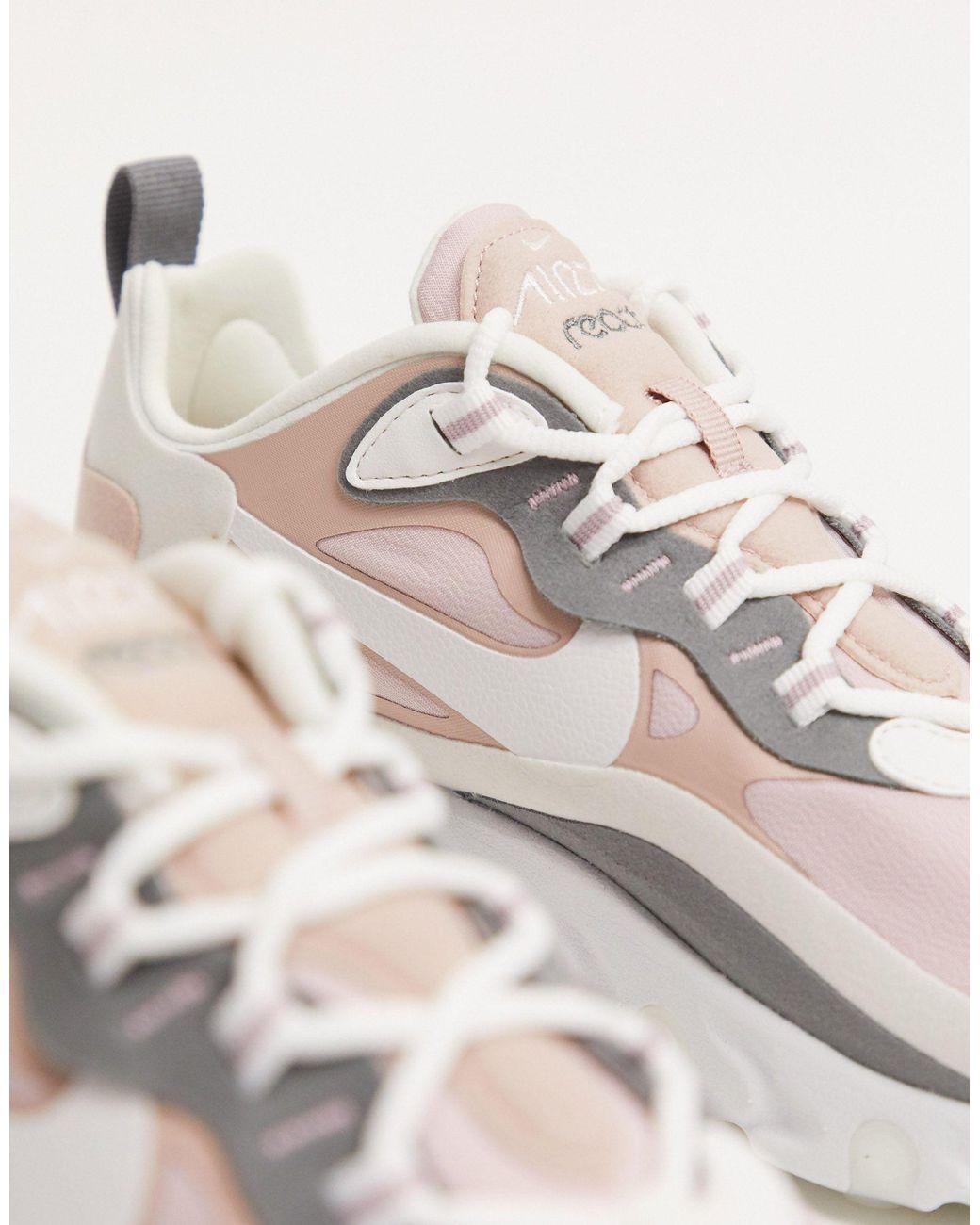 Nike Air Max 270 React Trainers in Grey Lyst UK