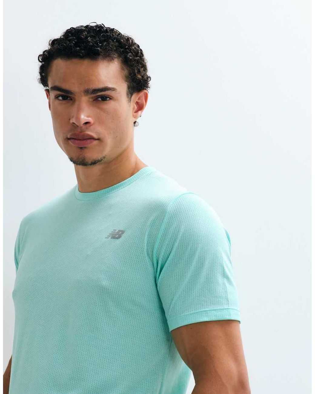 New Balance Blue Athletics T-shirt for men