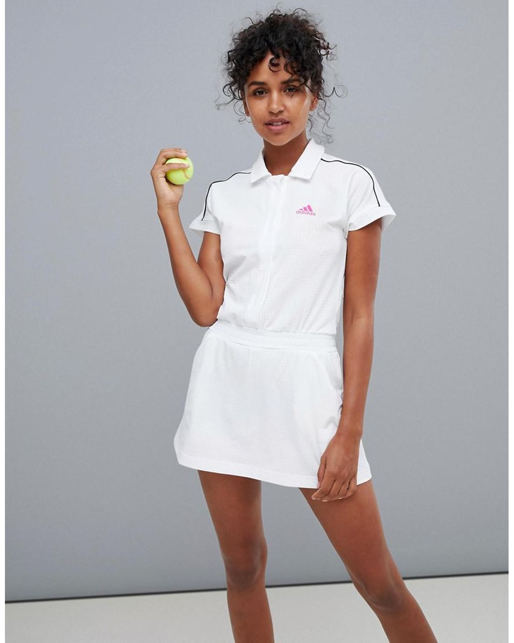adidas Originals Adidas Tennis Dress in White | Lyst