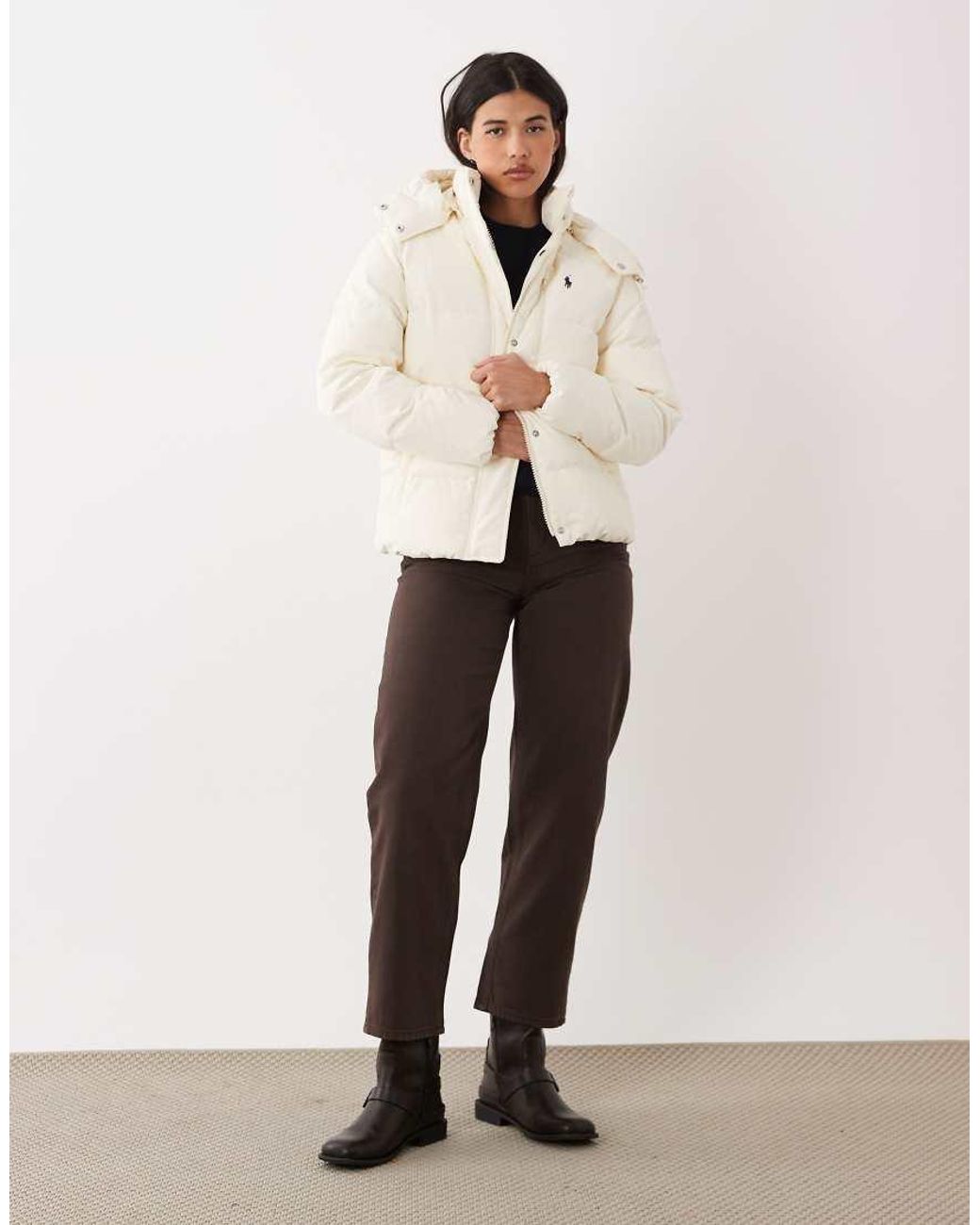 Polo Ralph Lauren Natural Carly Down Padded Hooded Jacket