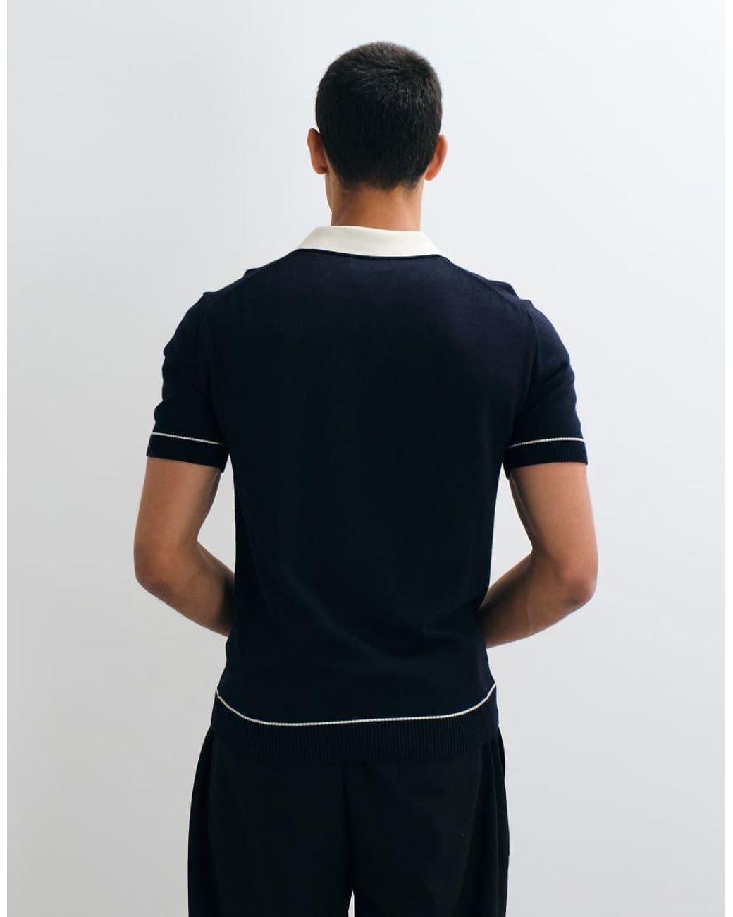 Gant Blue Cotton Polo for men