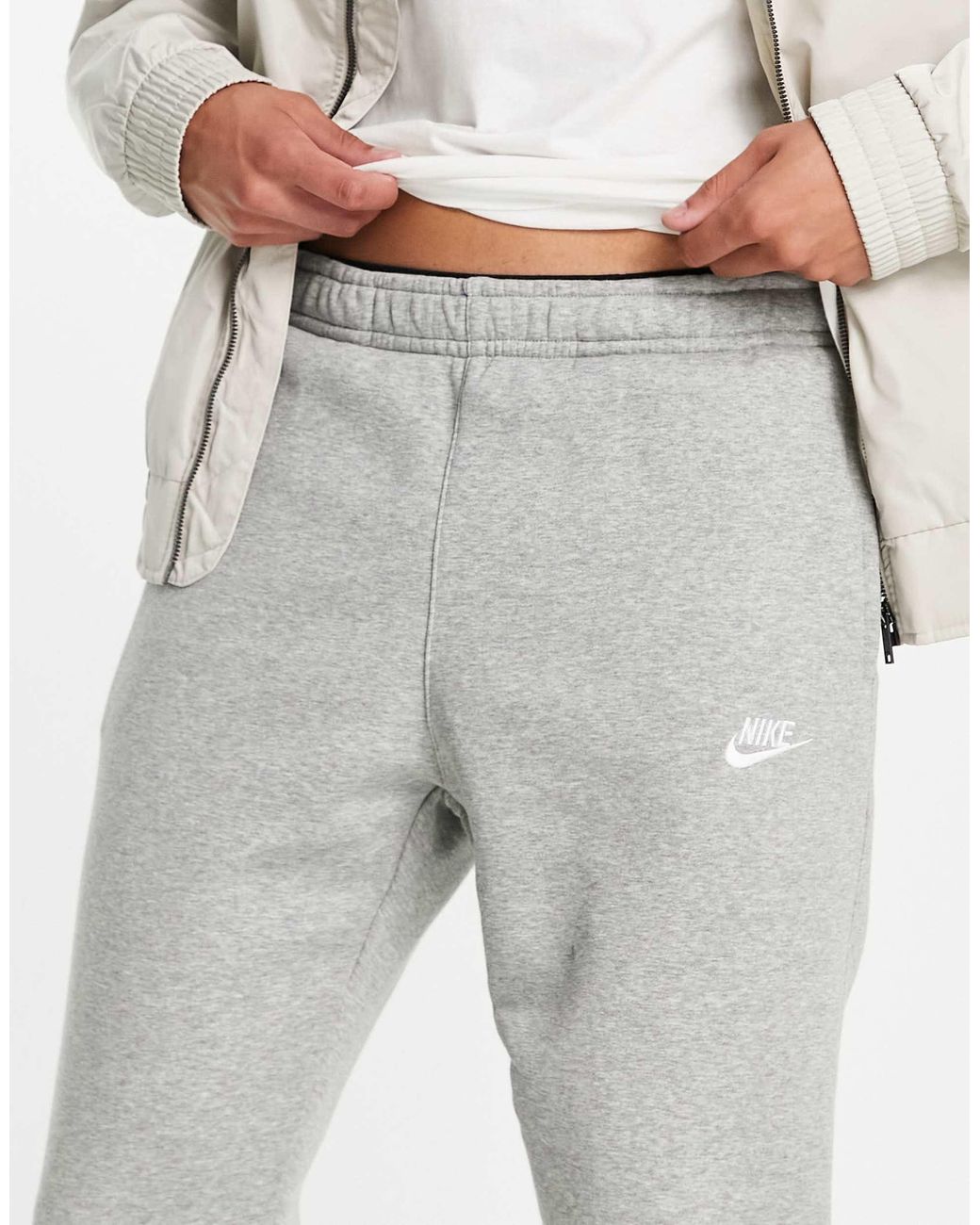 Nike Club Cuffed Sweatpants in Gray for Men Lyst