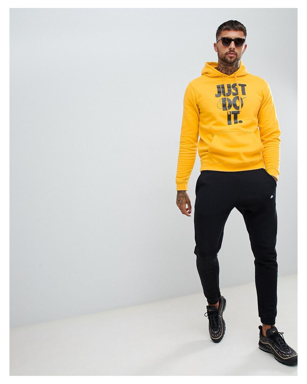 Nike – Just Do It – Kapuzenpullover in Gelb für Herren | Lyst DE