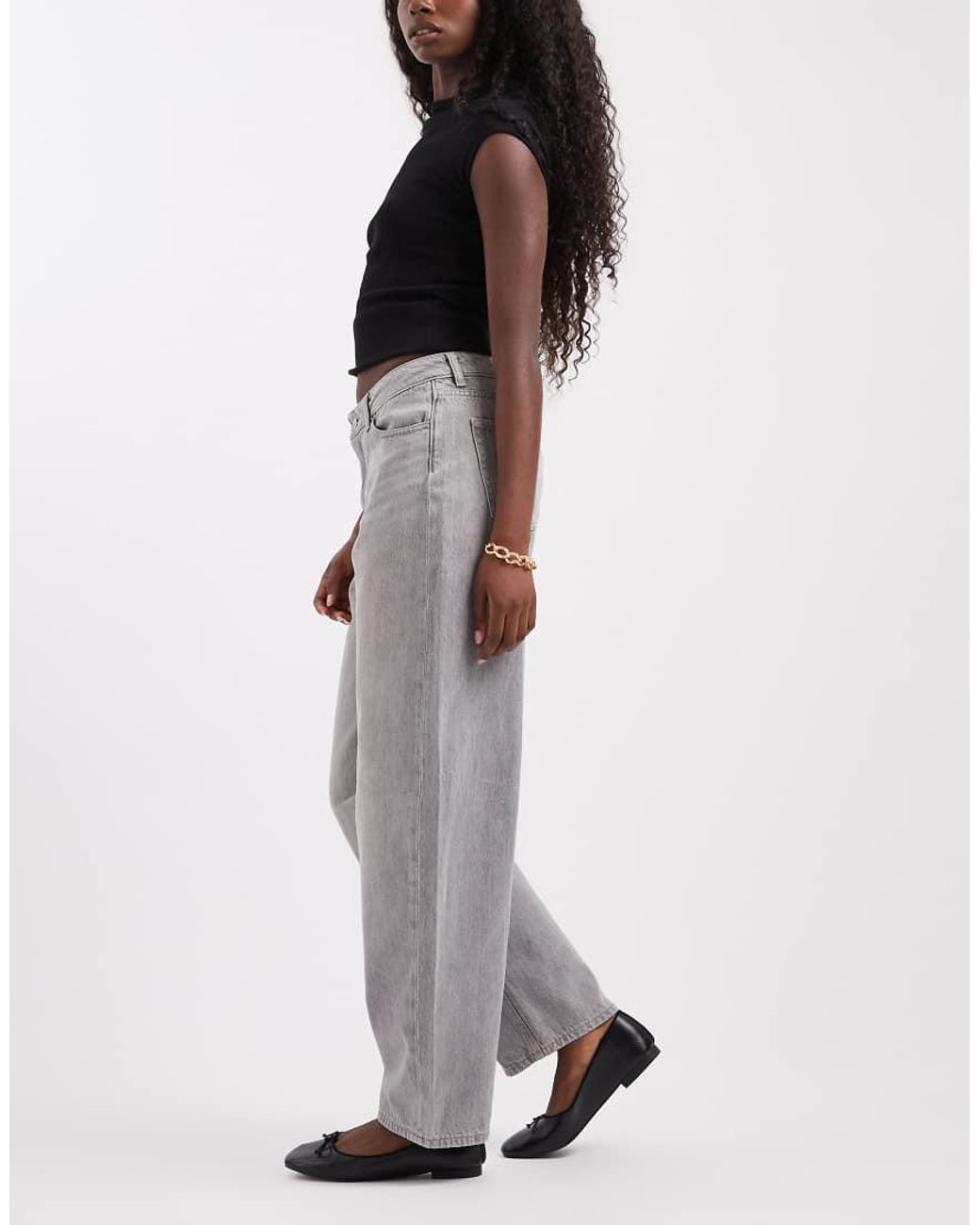 JJXX Gray Fuji Barrel Fit Jeans