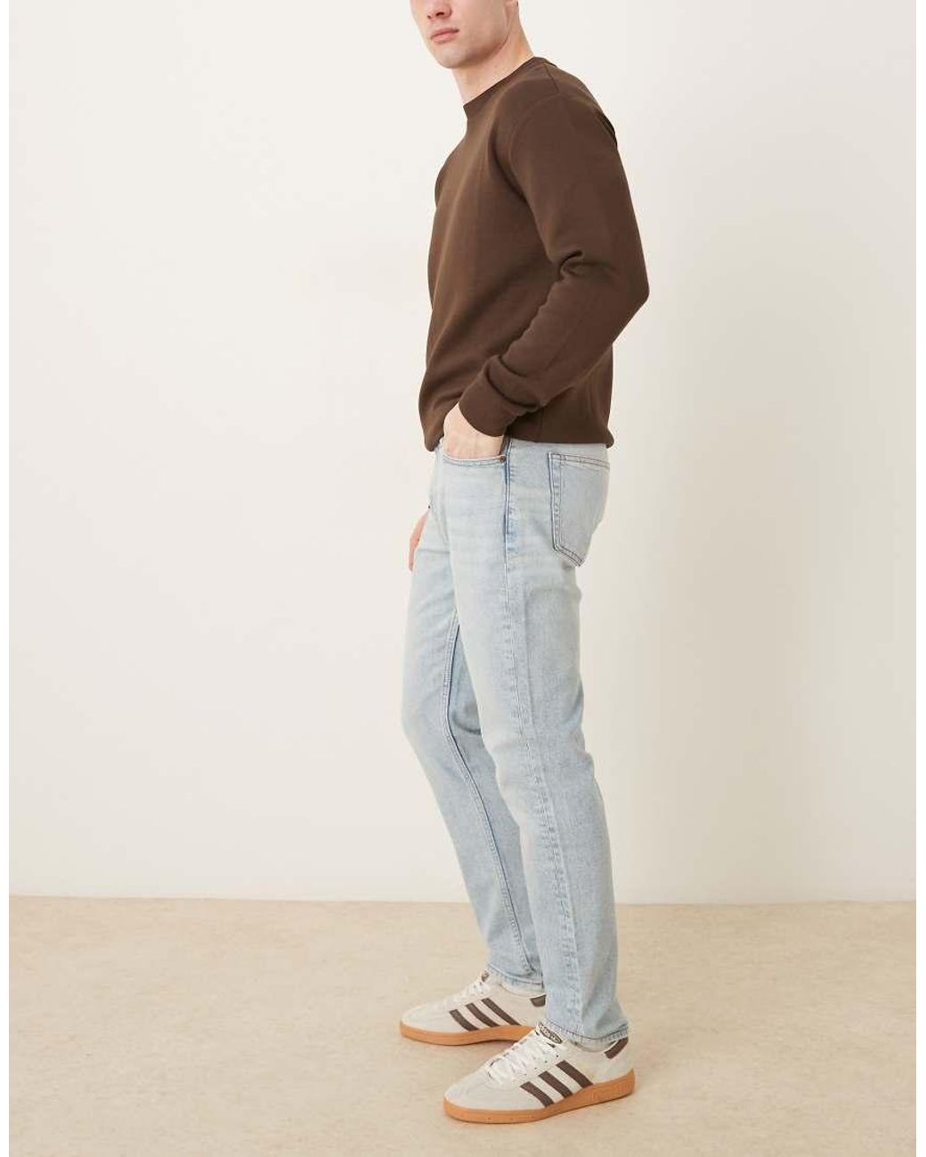 Calvin Klein Natural Slim Tape Jeans for men