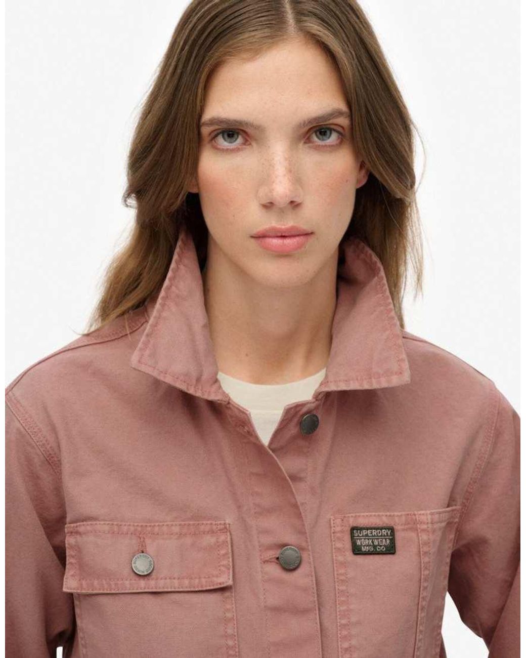 Superdry Red Chore Jacket