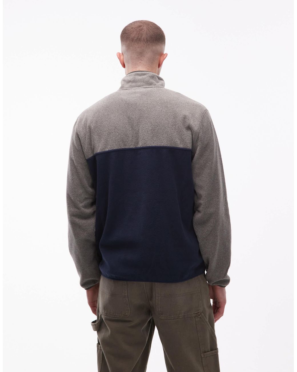 Abenaki - polaire à enfiler avec demi patte Element pour homme en coloris Blue