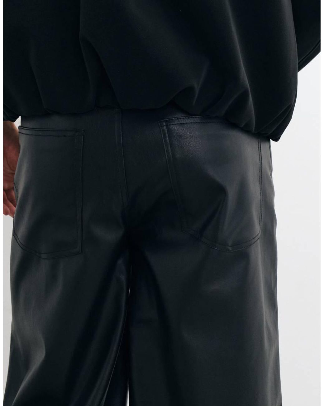 ASOS Blue Longer Length Jorts for men