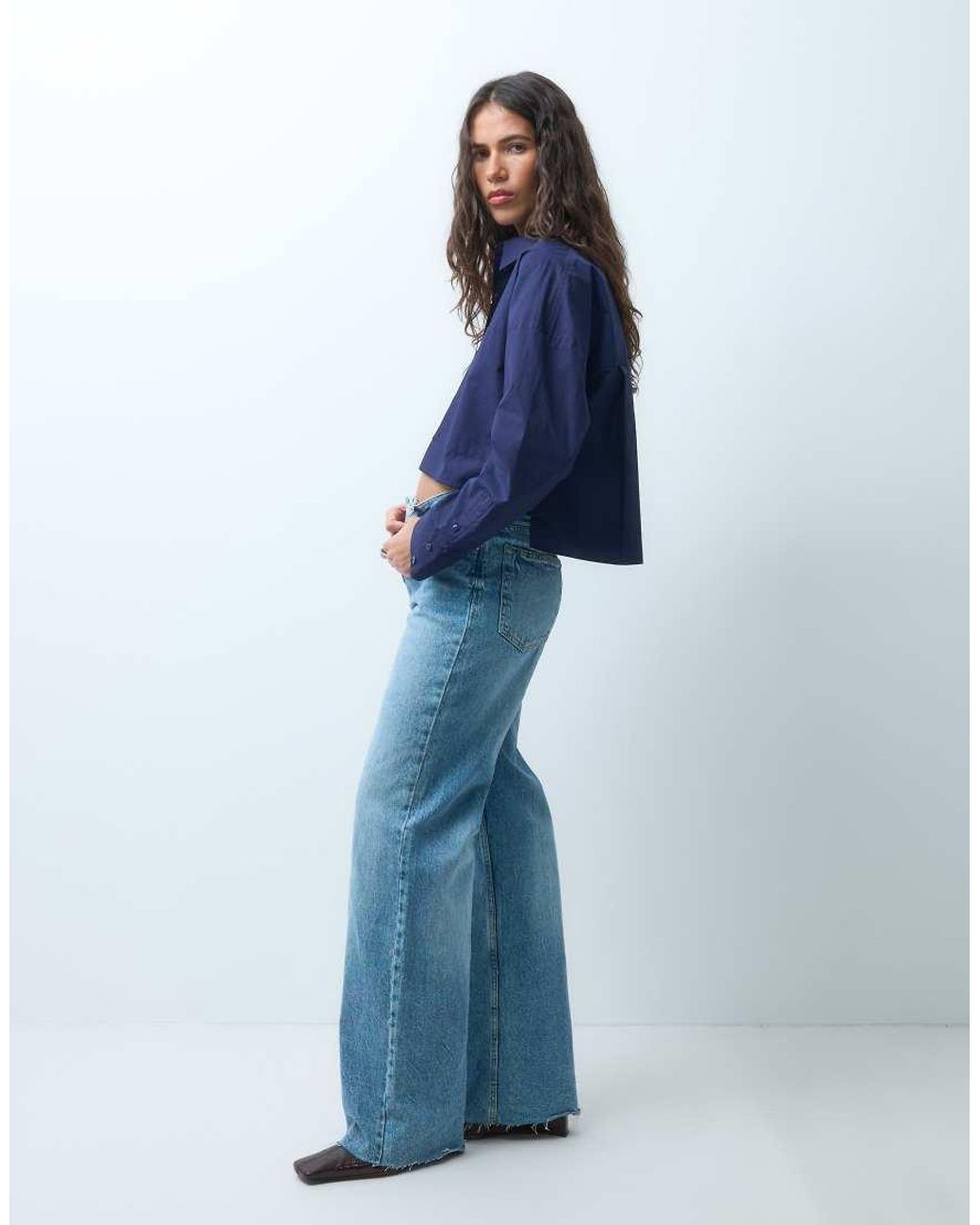 Camicia Corta di ASOS in Blue