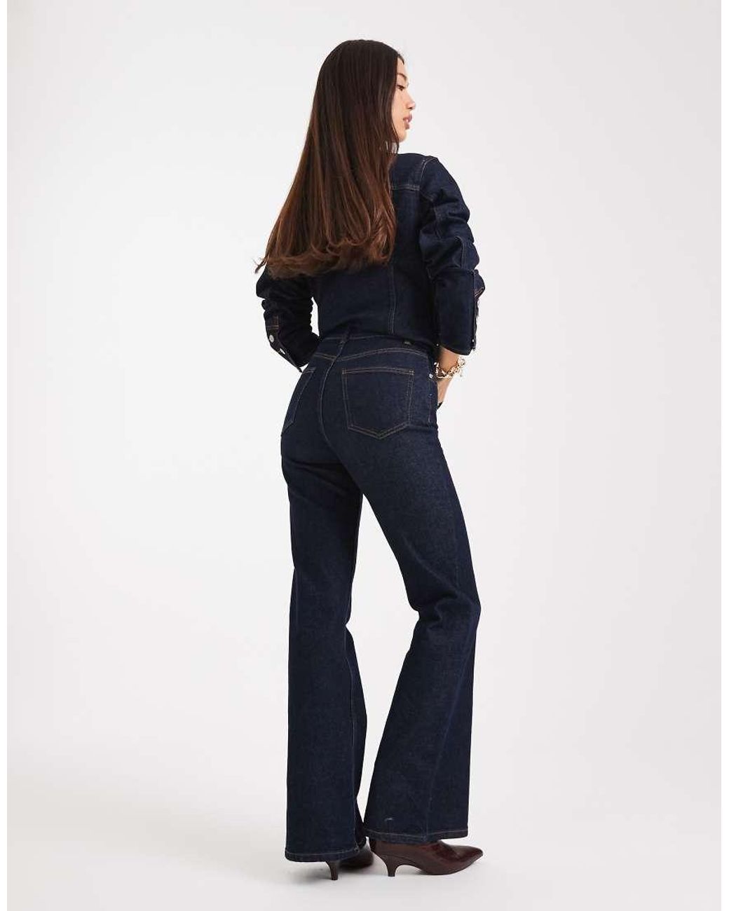 ONLY Blue High Waist Flared Jeans