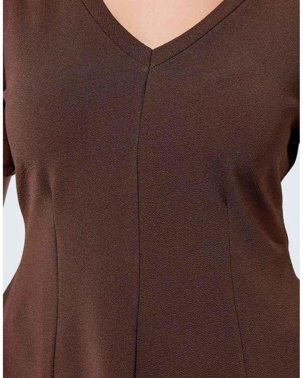 Yours Clothing Blue V-Neck Corset Top