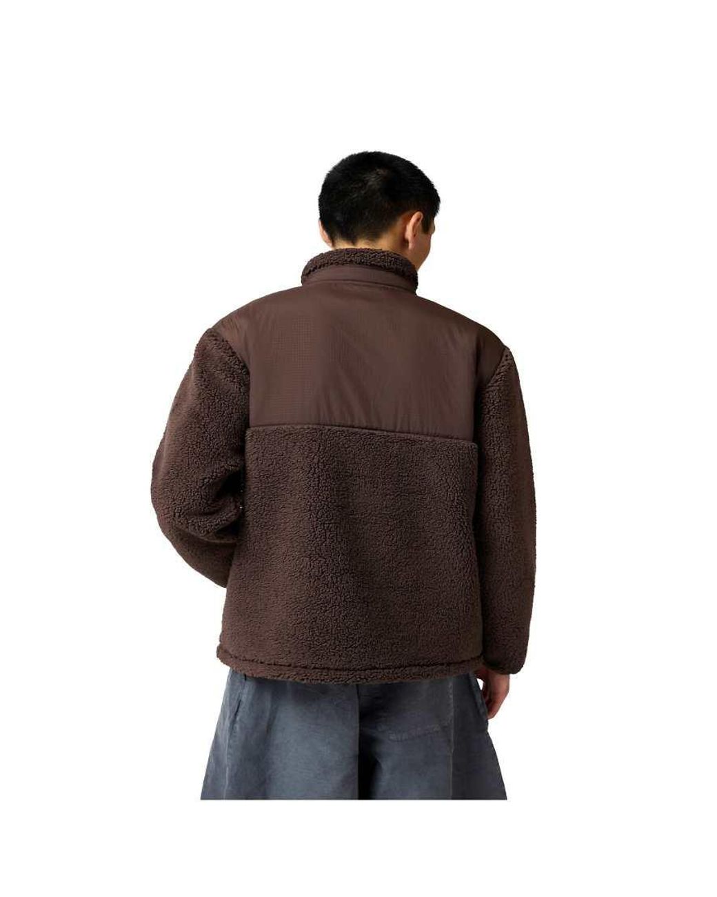 Hunter Brown Elements 1/4 Zip Borg Fleece