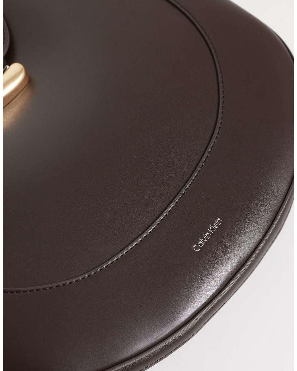 Calvin Klein Black Bucket Bag With Two Tone Hardware