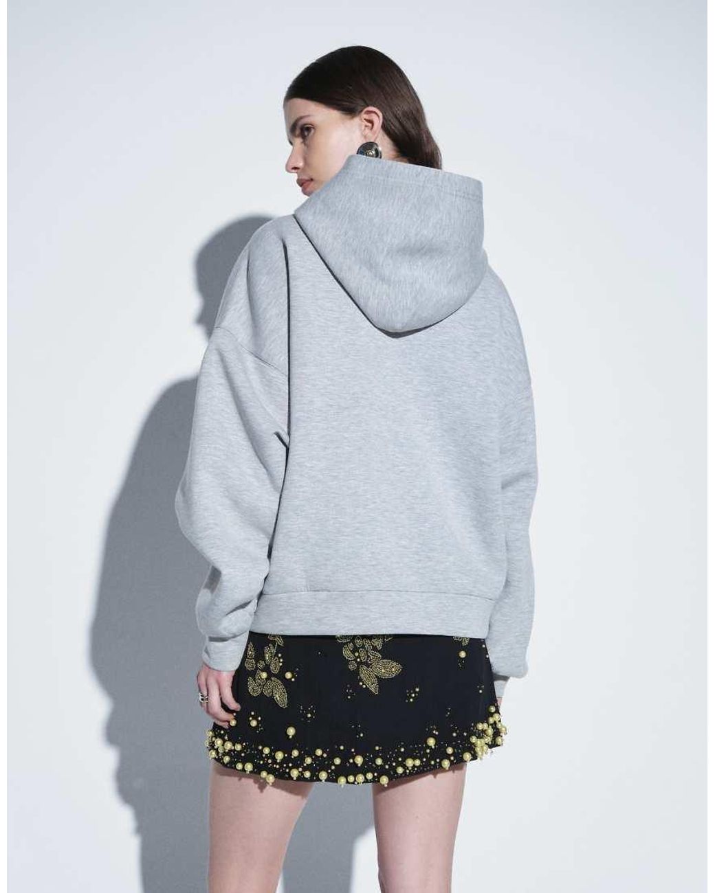 ASOS Gray Boxy Hoodie