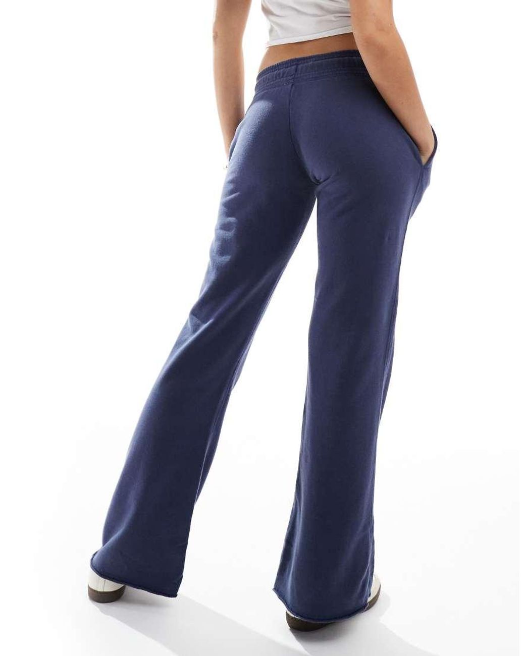 Superdry Blue Athletic Essentials Low Rise Flare Joggers