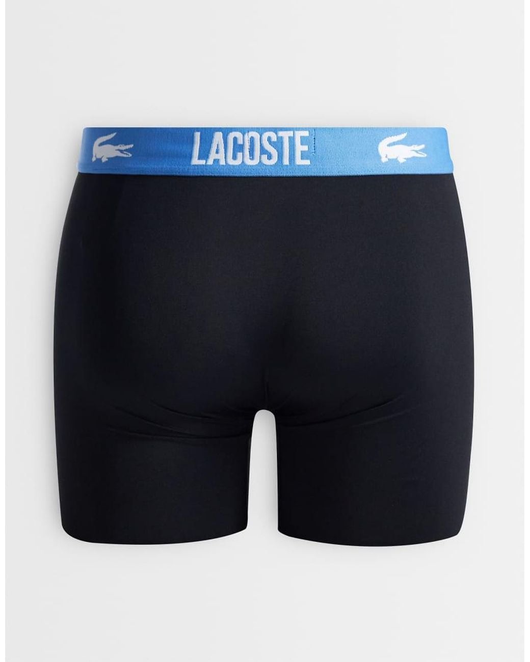 Lacoste Blue 3 Pack Boxer Briefs for men