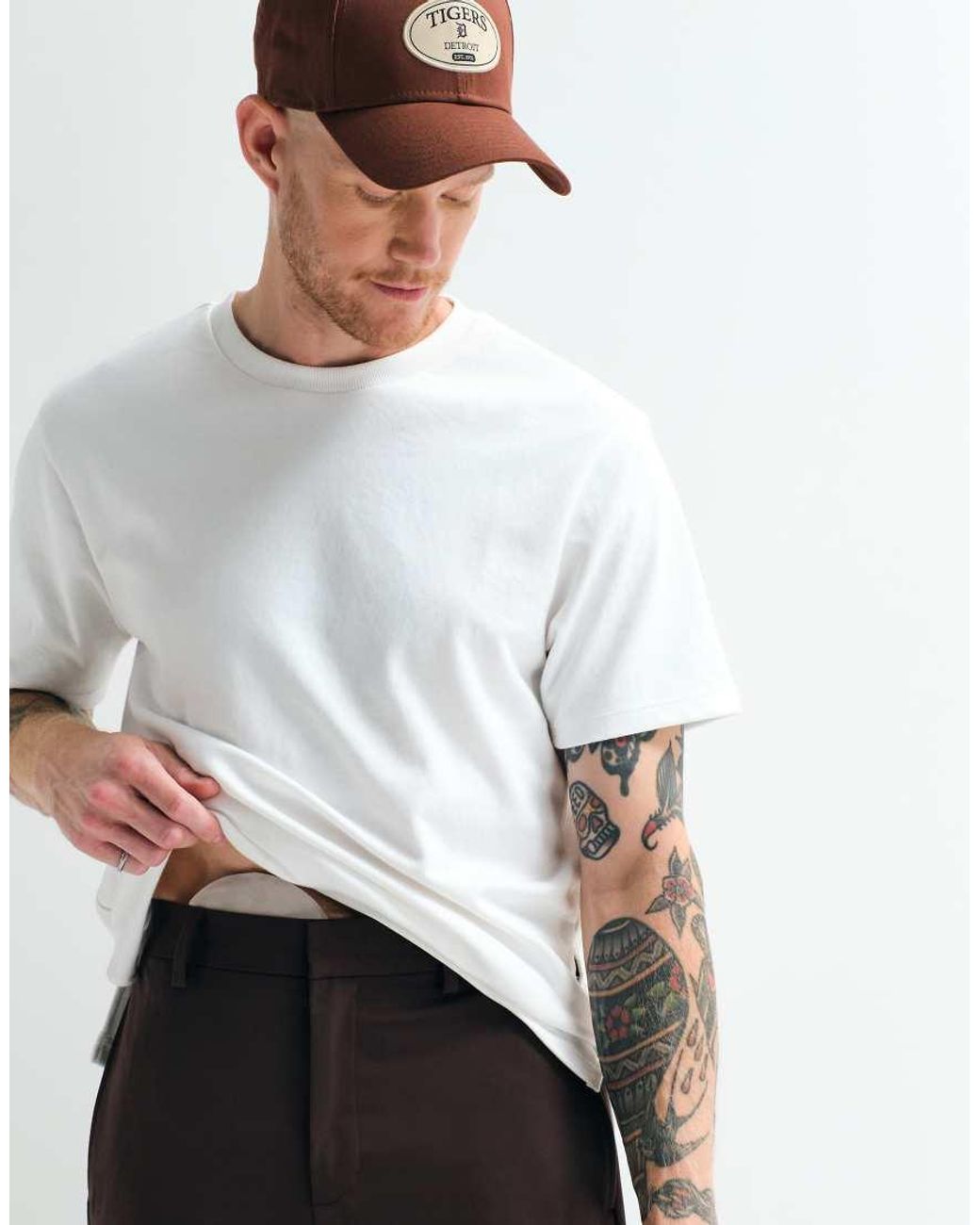ASOS Asos Adaptive Nette Tapered Broek in het Blue voor heren