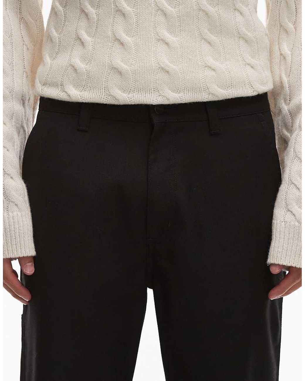 Carhartt Black Ray baggy Twill Trousers for men