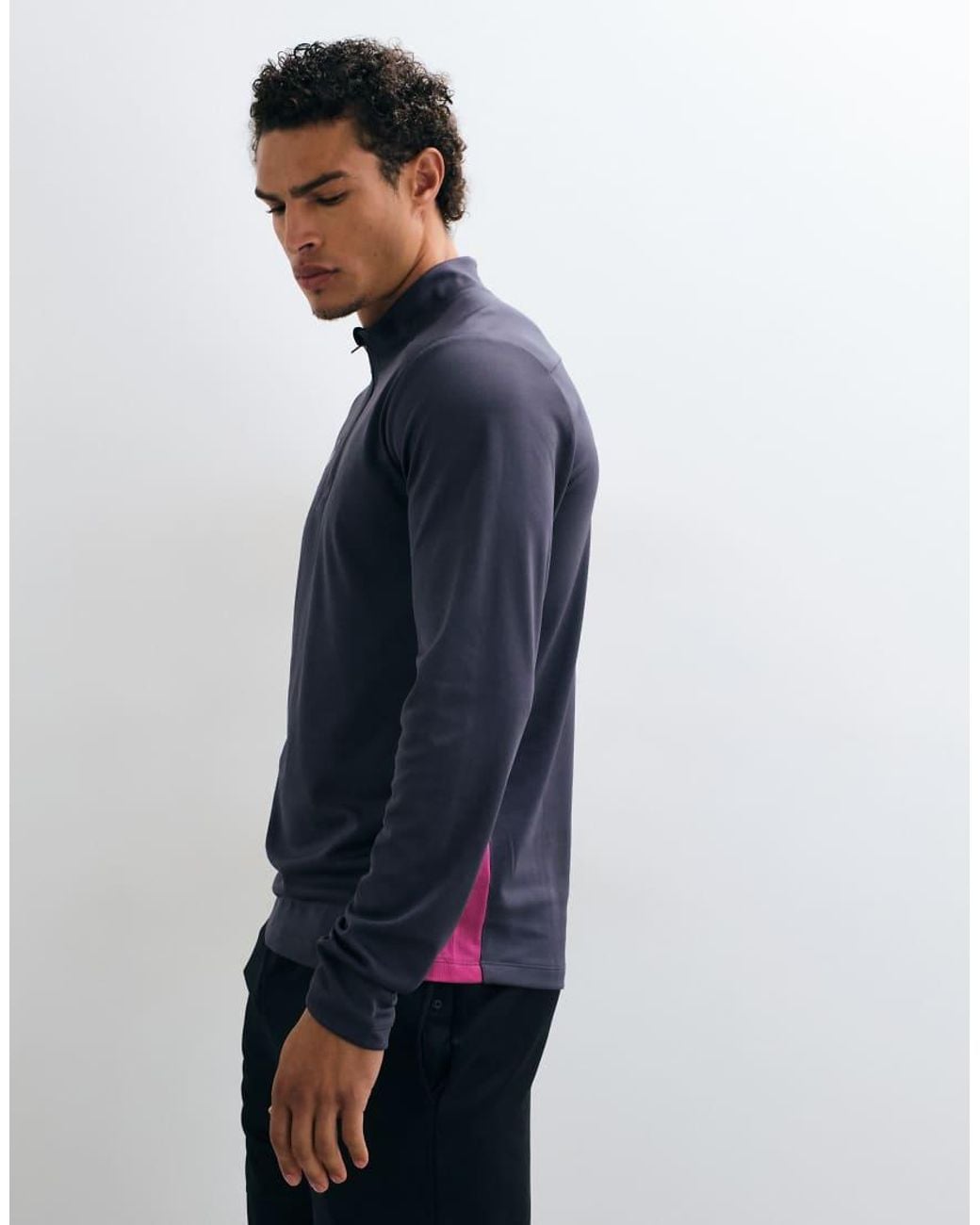 Nike Football Blue Academy 25 Dri-Fit Drill Top for men