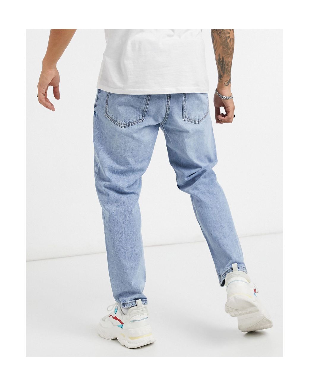 Bershka Denim Straight Leg Vintage Fit 