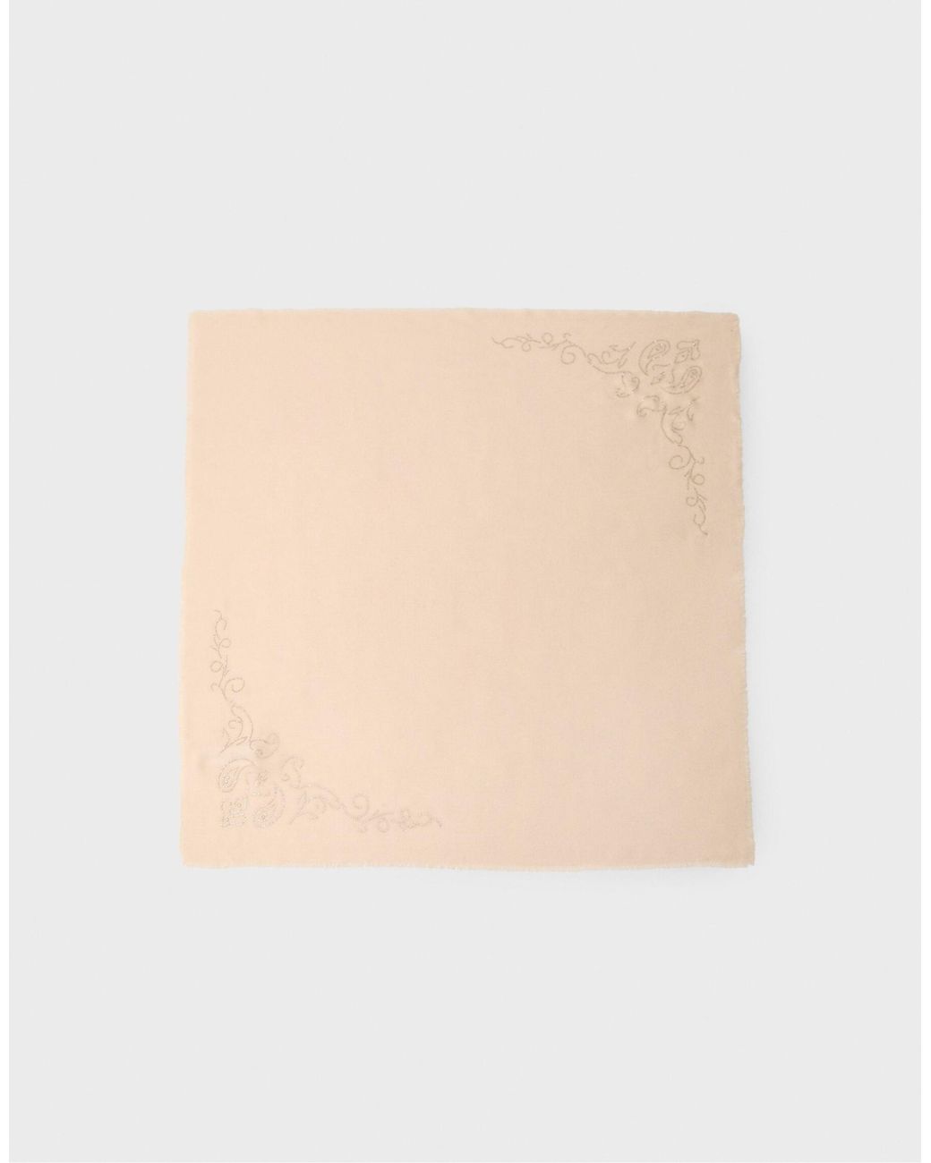 Écharpe à strass écru Stradivarius en coloris Natural