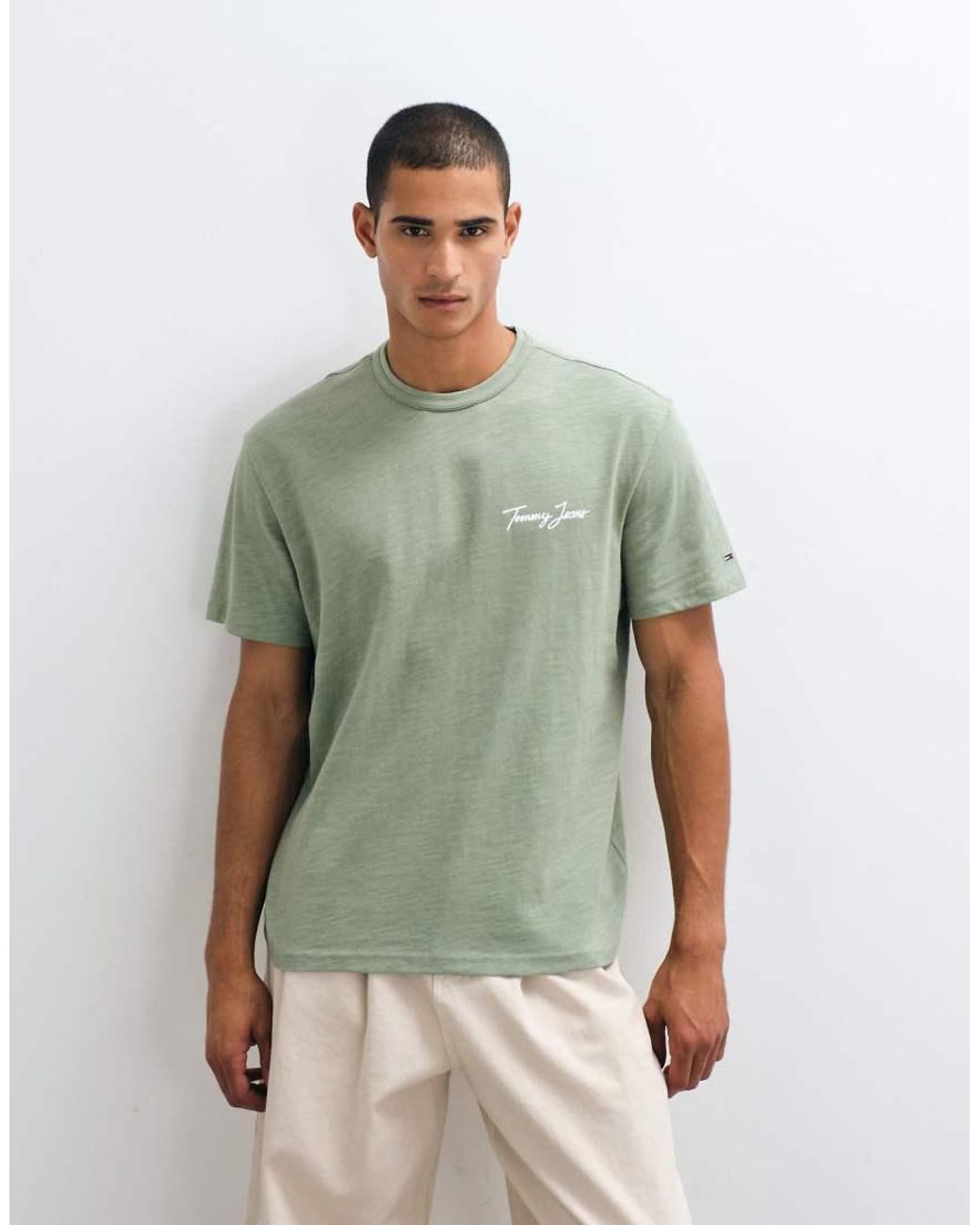 Tommy Hilfiger Blue Novelty Back Print Relaxed Fit T-Shirt for men