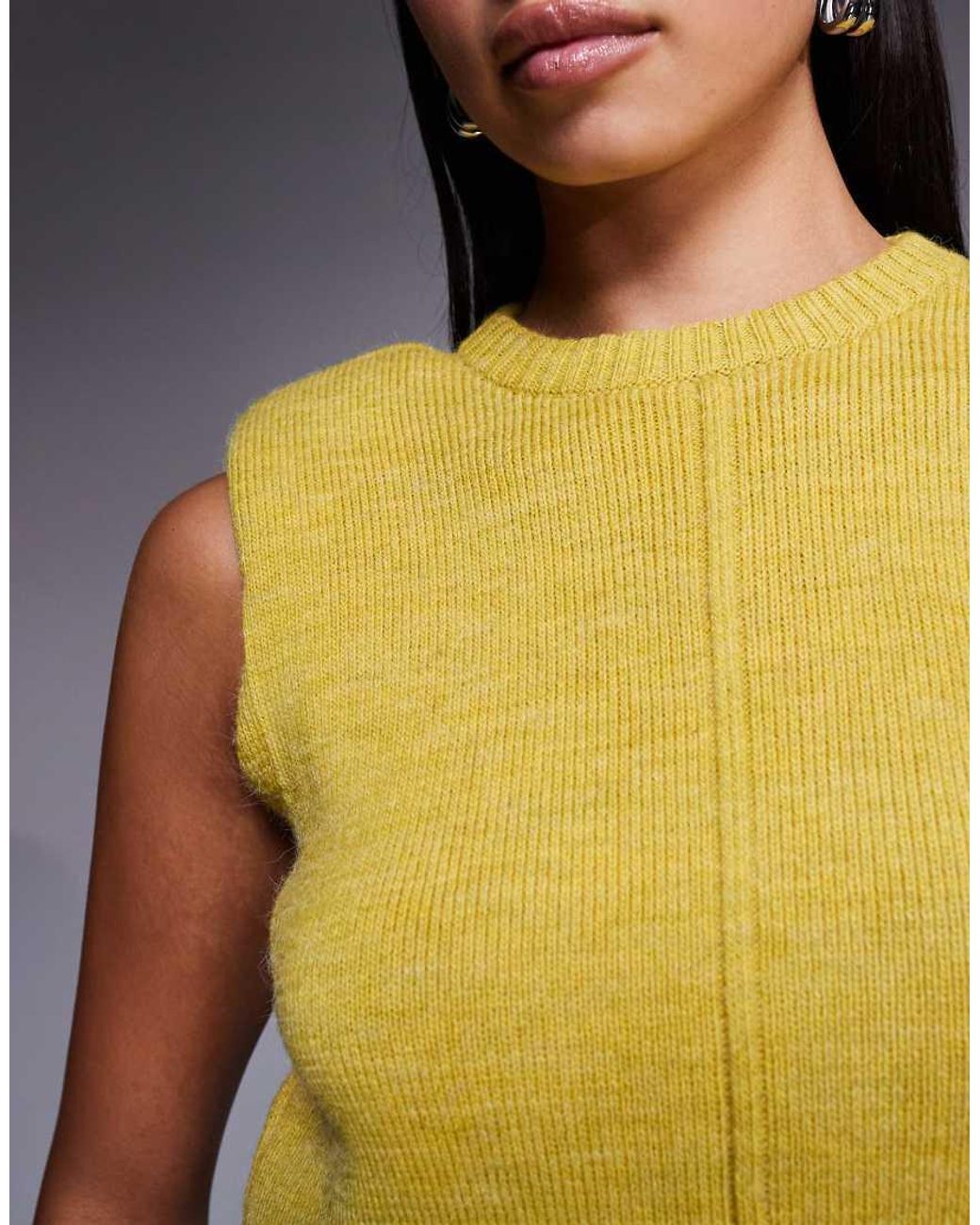 River Island Multicolor Structured Shoulder Knitted Tank Top