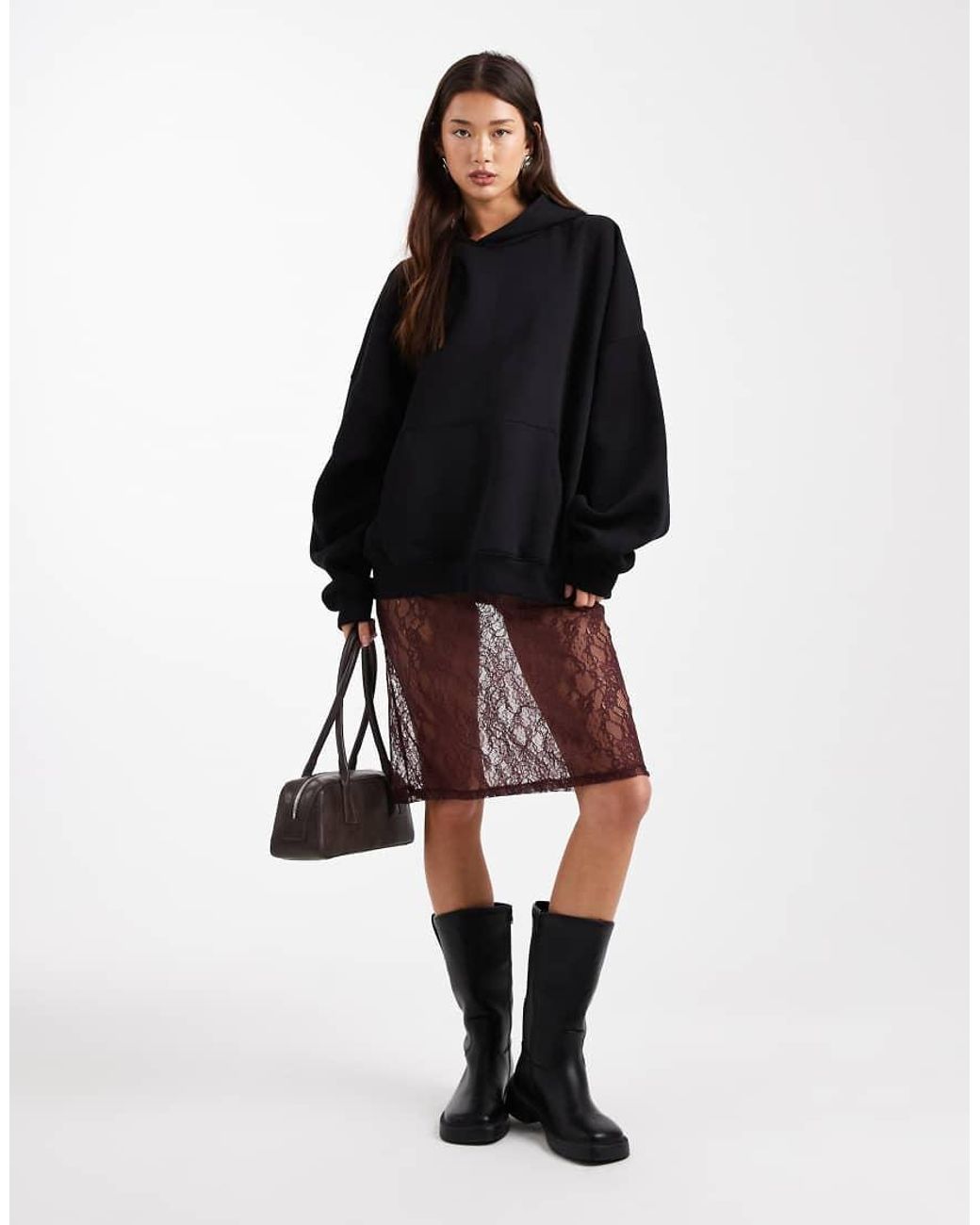 Gonna Midi di ASOS in Black