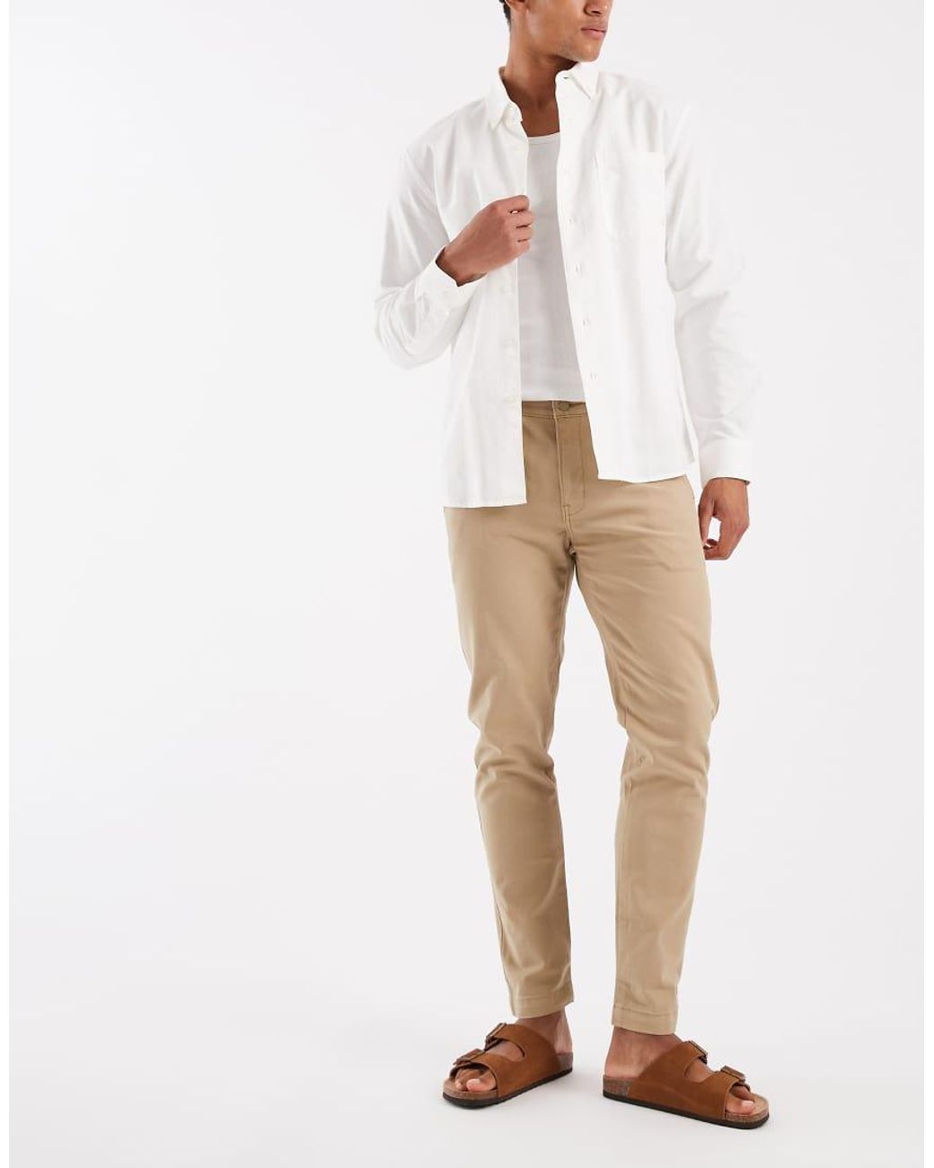 Levi's White Xx Chino Slim Ii Trousers for men