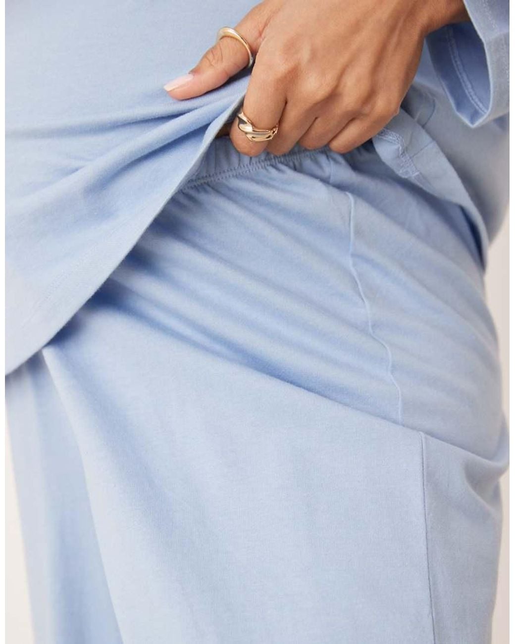 ASOS Blue Asos Design Maternity Mix & Match Pyjama Pants