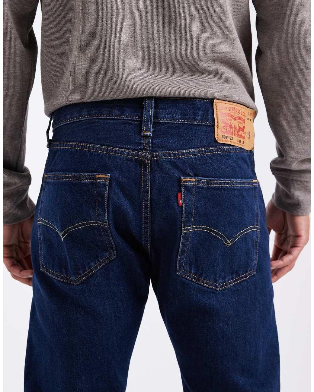 Levi's Blue 501 '93 Relaxed Straight Jeans for men