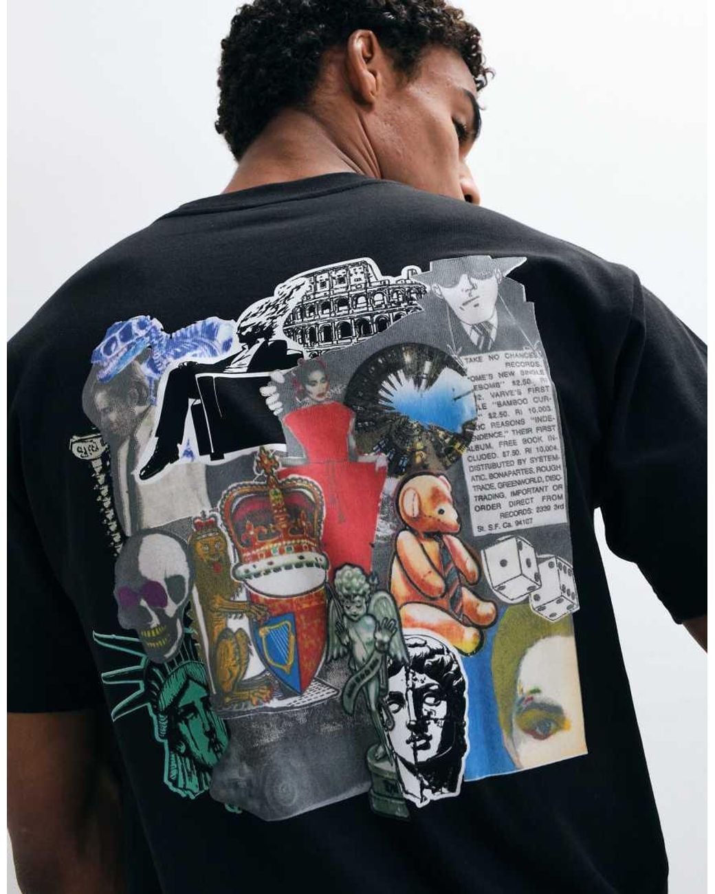 Huf Blue Boulevard Status Graphic T-Shirt for men
