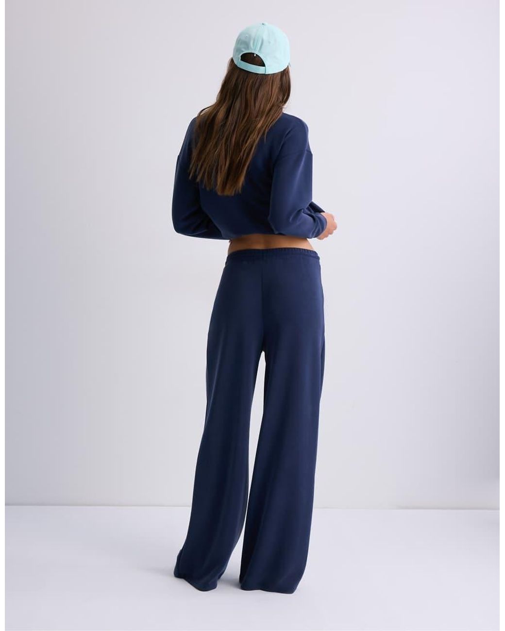 Stradivarius Green Soft-touch Palazzo Trousers