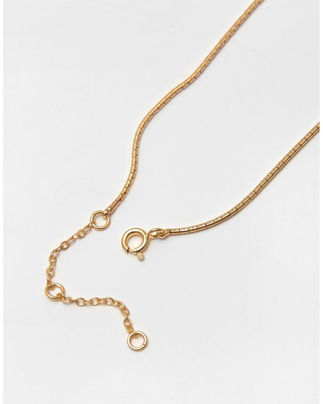 Pull&Bear White – 2er-pack basic-halsketten