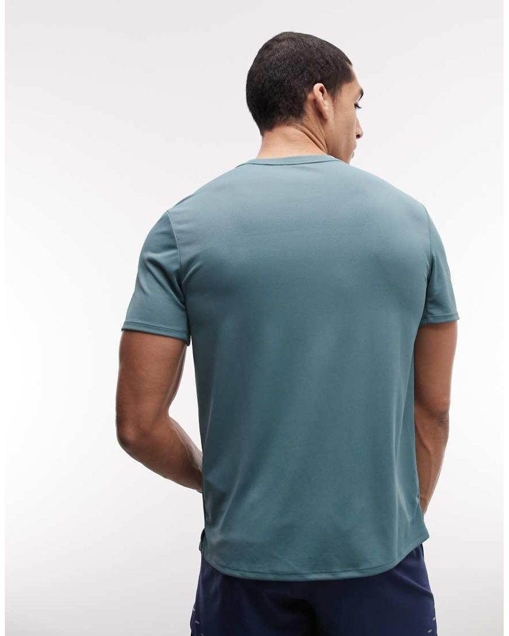Nike Blue Dri-fit Miler T-shirt for men
