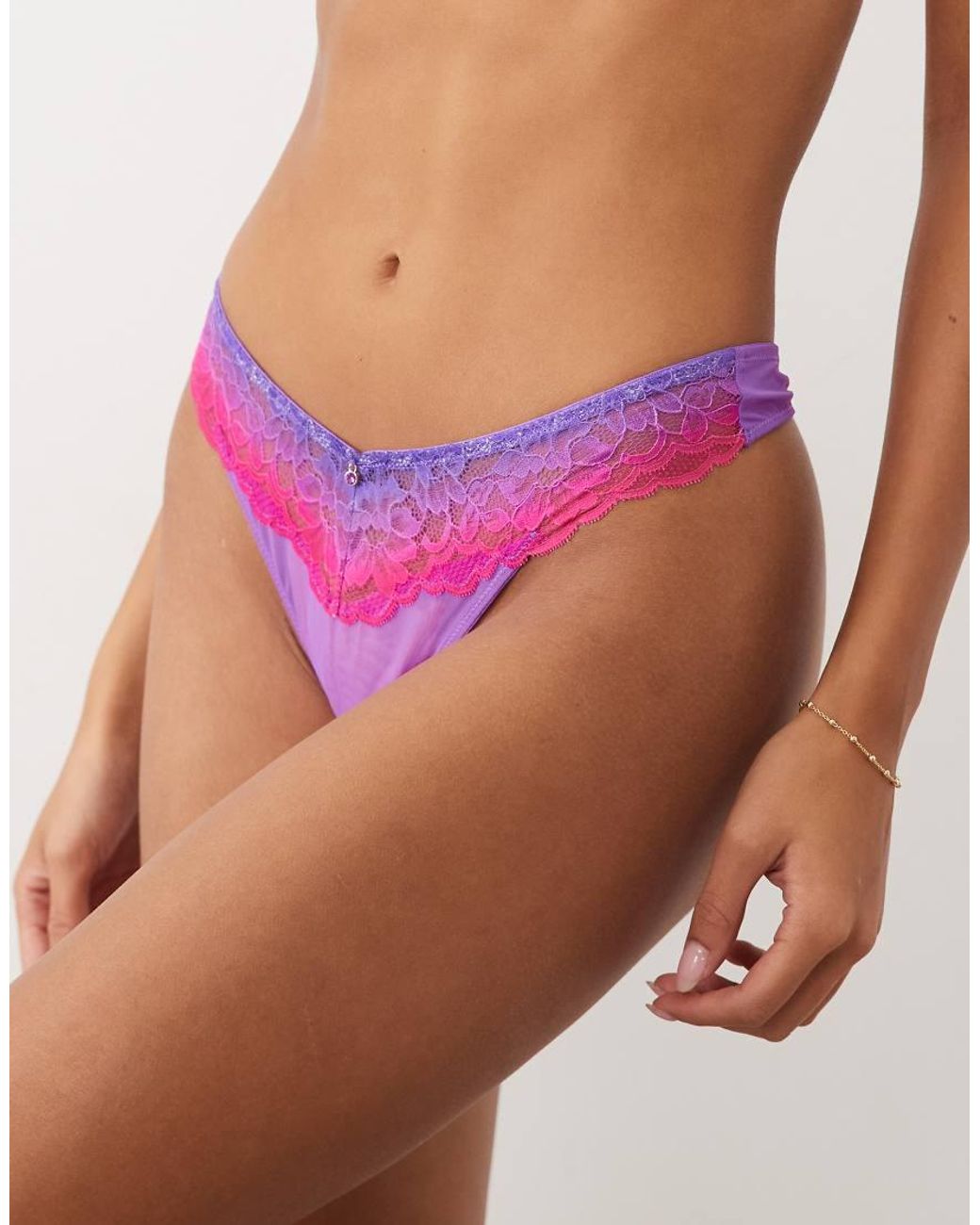 Ann Summers Pink Sexy Lace Thong